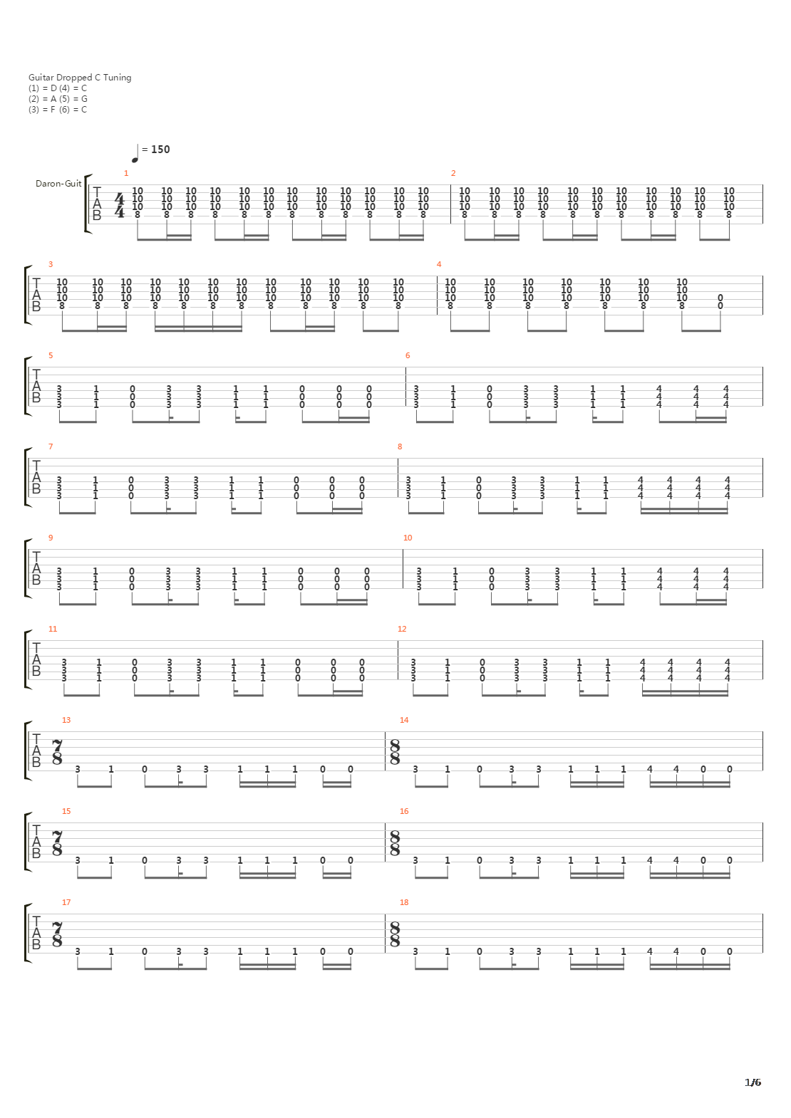 Soil吉他谱