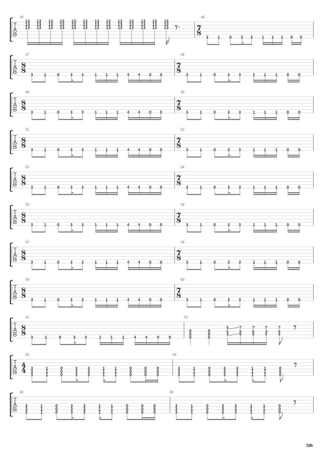 Soil吉他谱