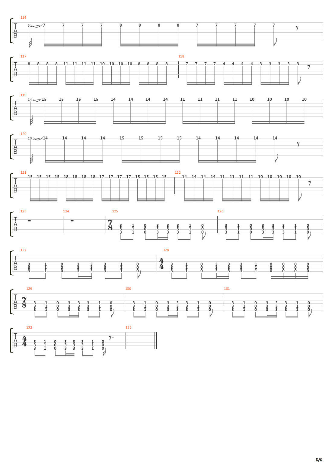 Soil吉他谱