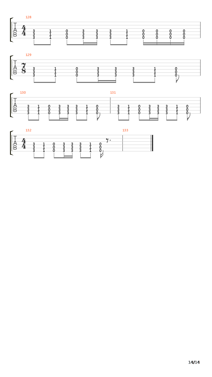 Soil吉他谱