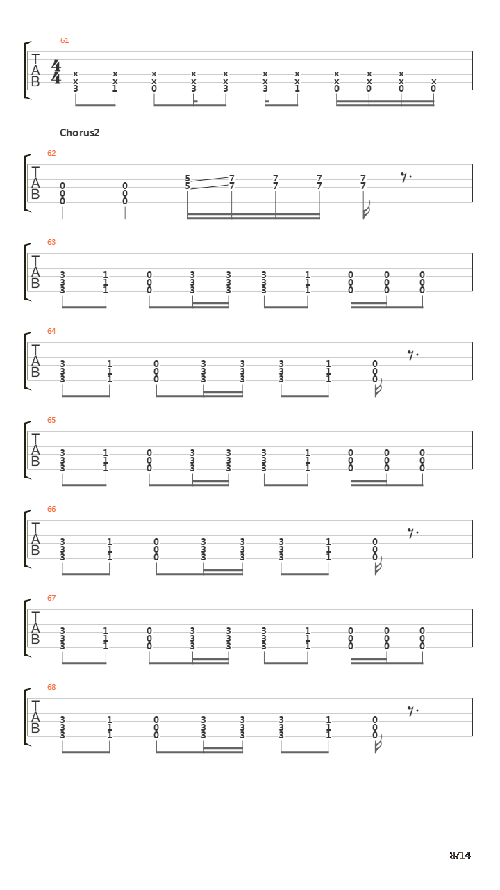 Soil吉他谱