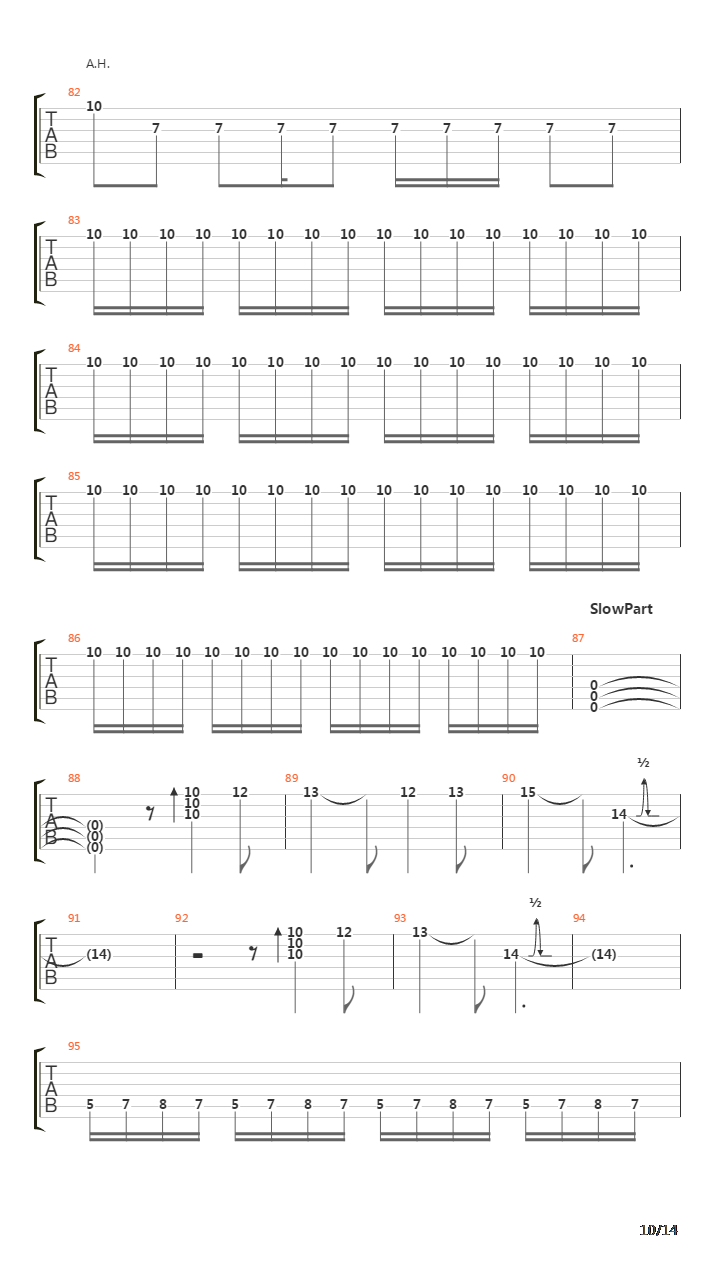 Soil吉他谱