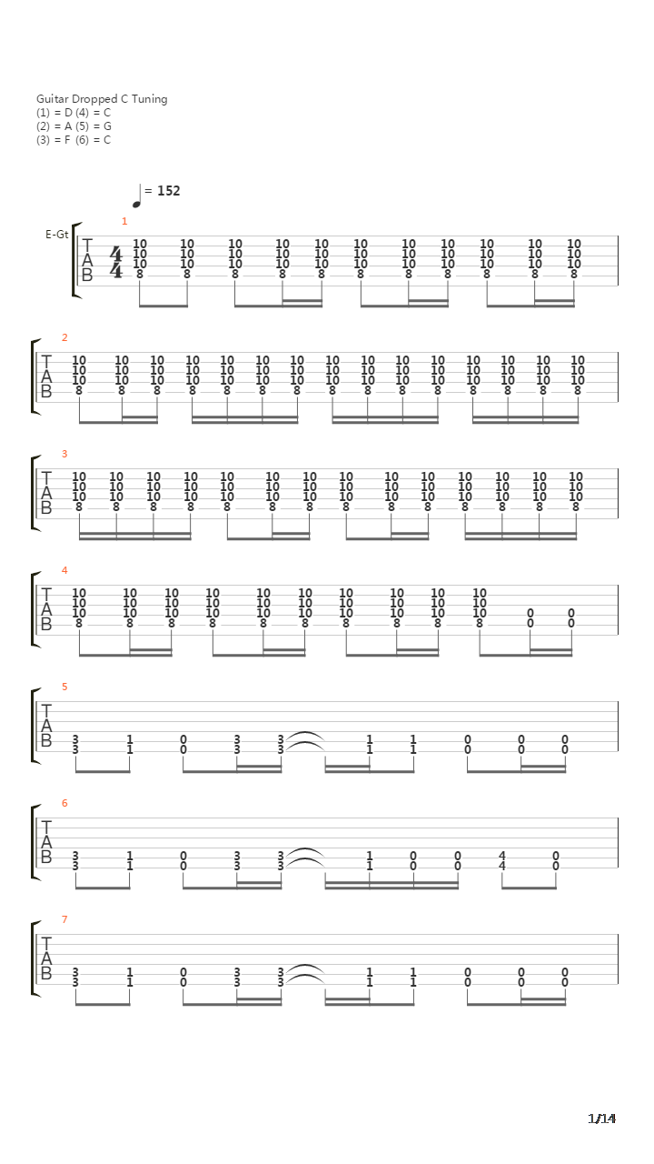 Soil吉他谱