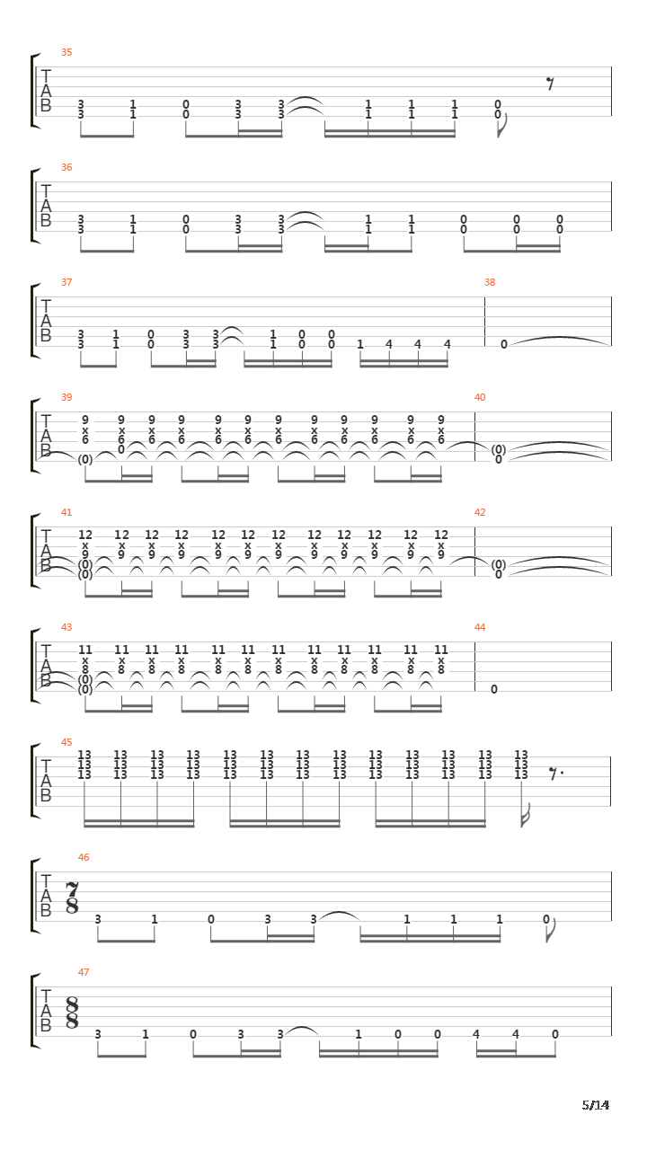 Soil吉他谱