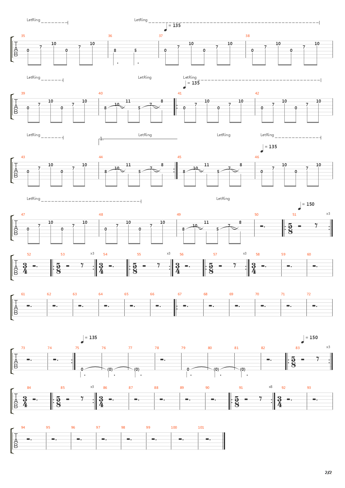 Streamline吉他谱