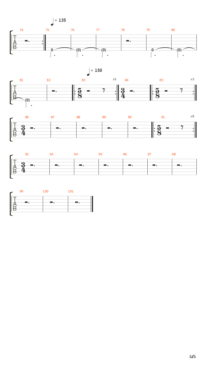 Streamline吉他谱