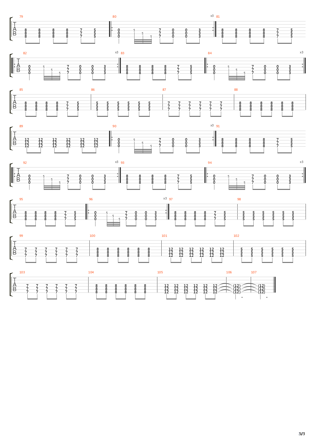 Streamline吉他谱