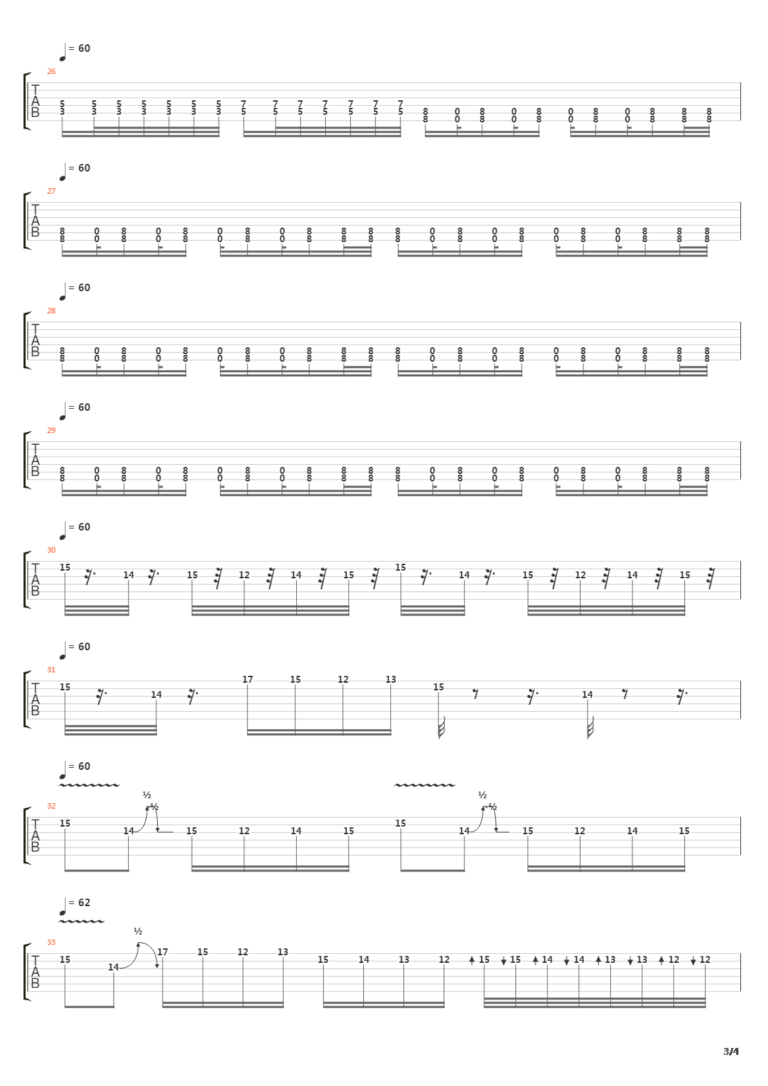 The Metro吉他谱