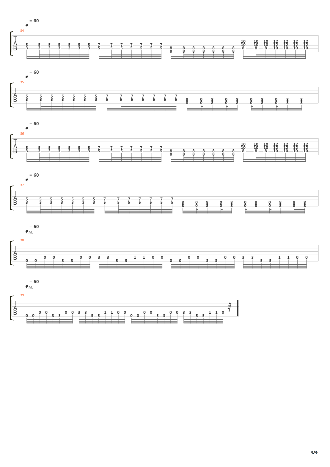 The Metro吉他谱