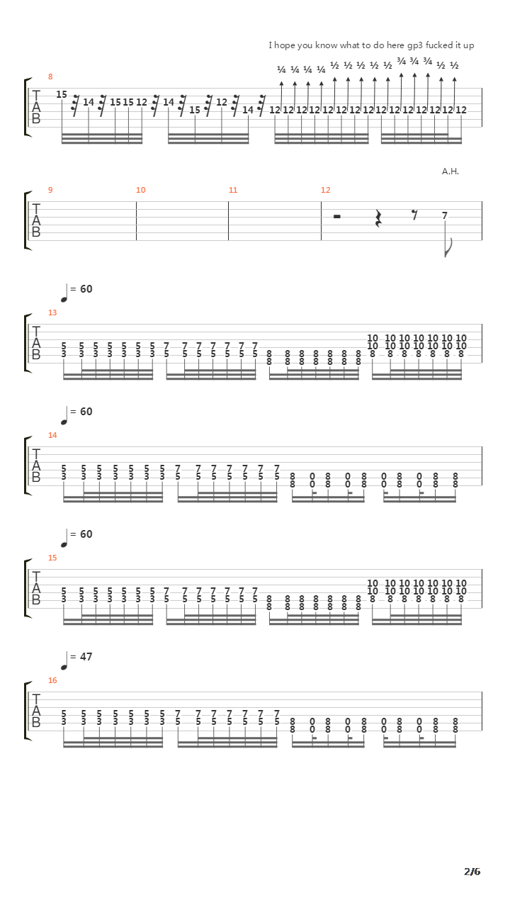 The Metro吉他谱