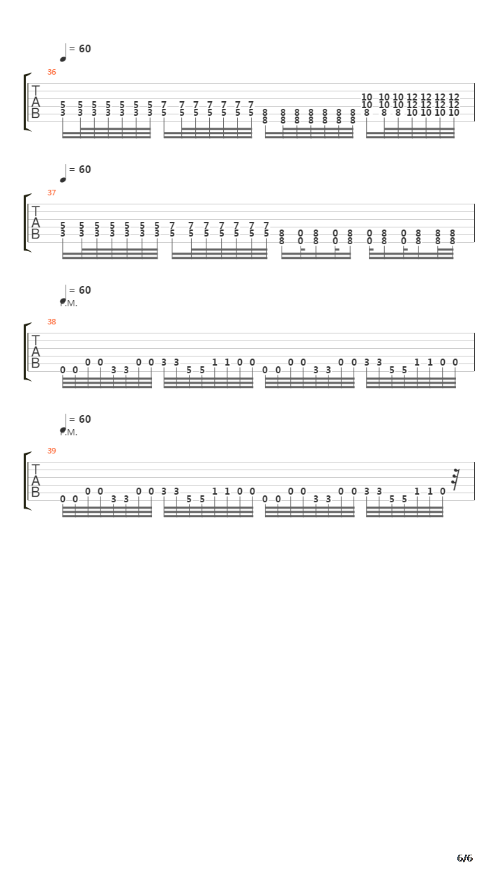 The Metro吉他谱