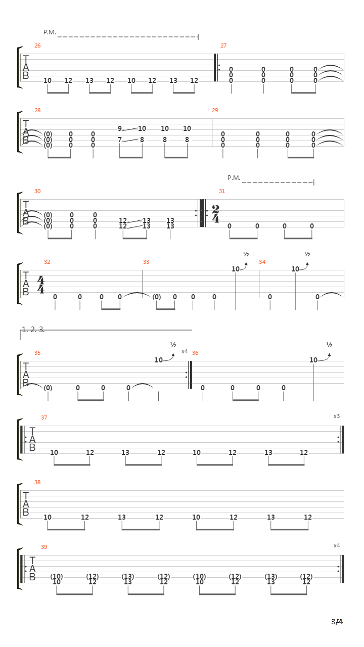 X吉他谱