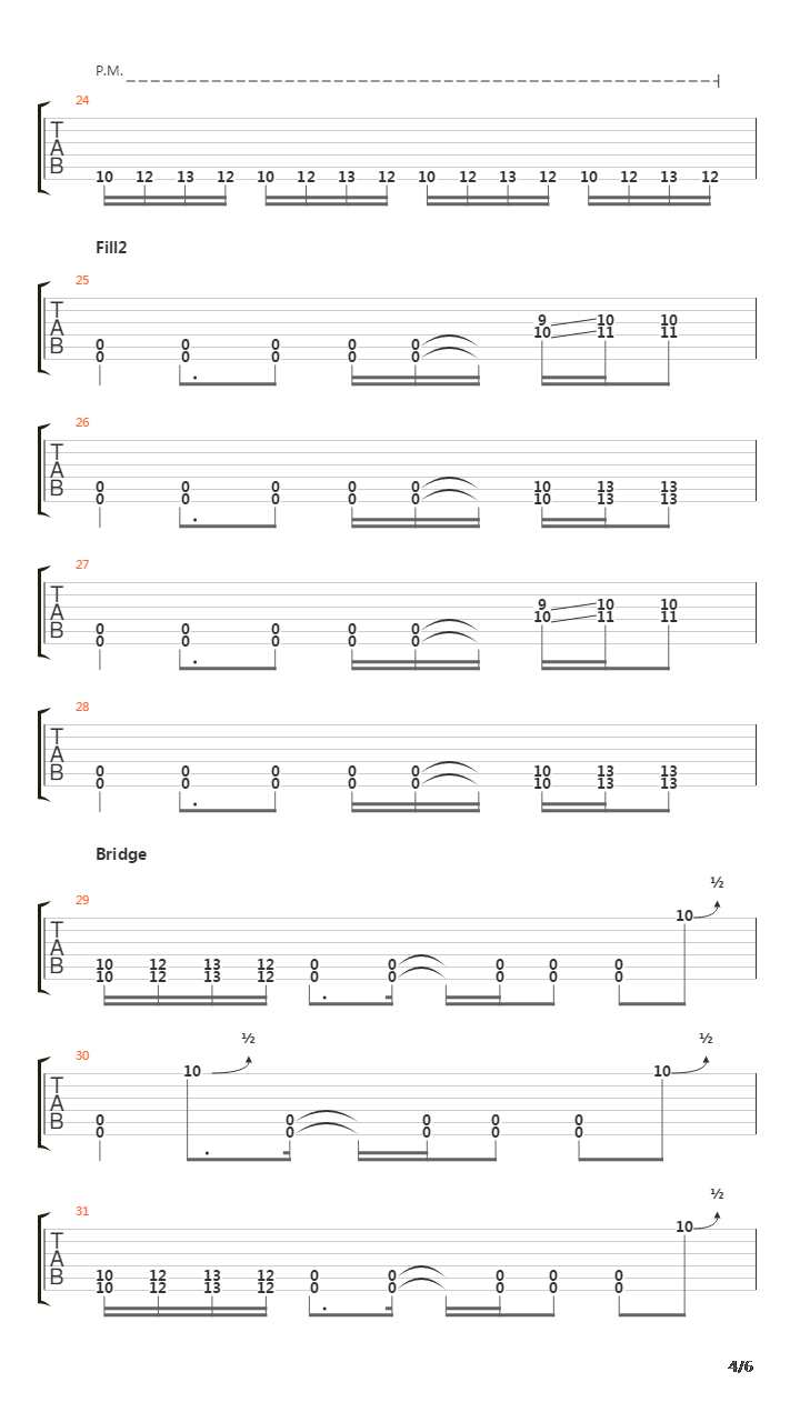 X吉他谱