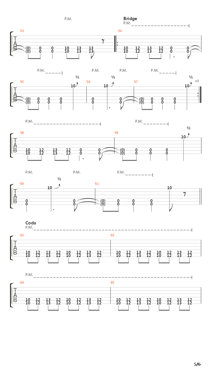 X吉他谱