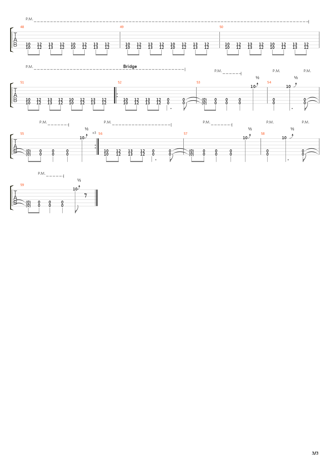 X吉他谱