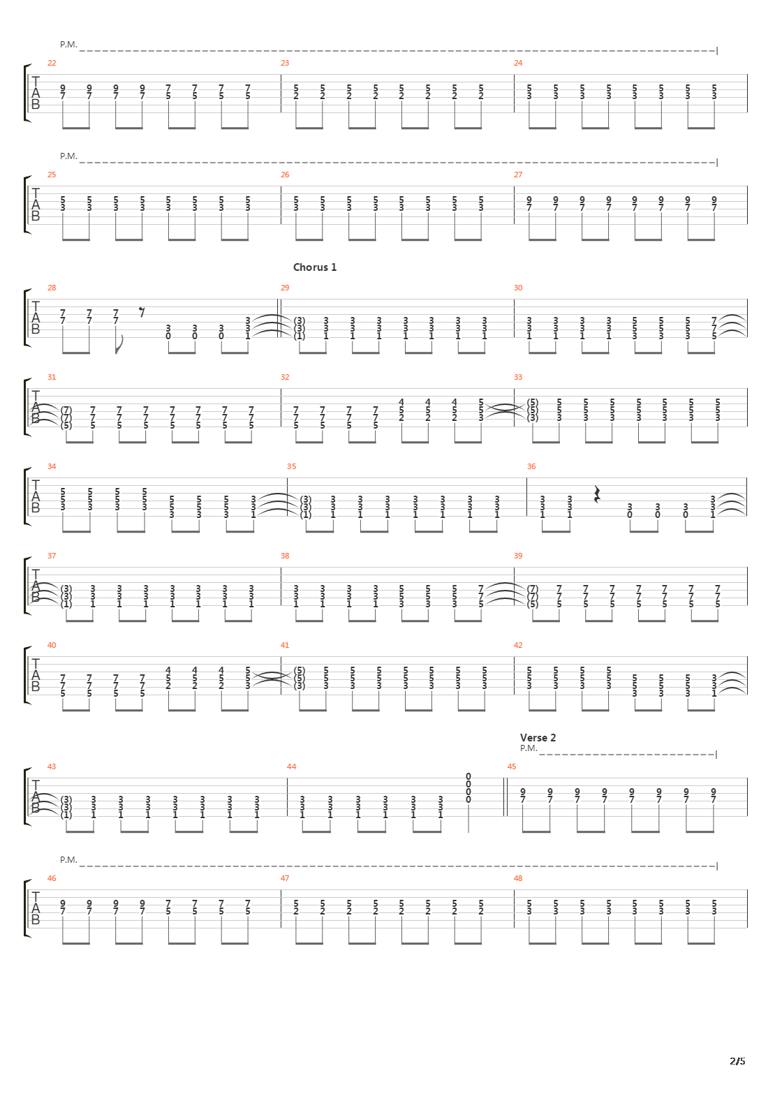 Miami吉他谱