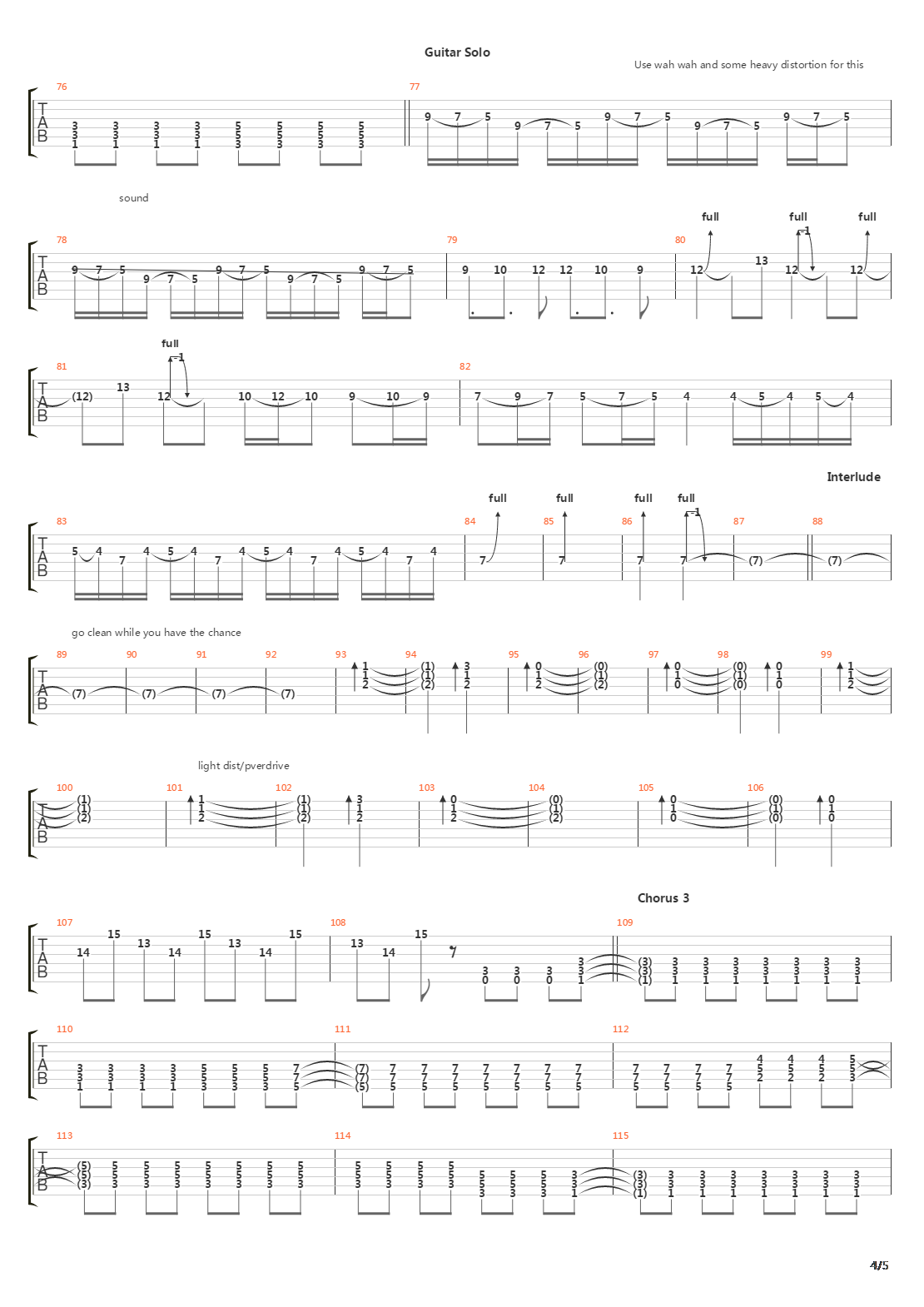 Miami吉他谱