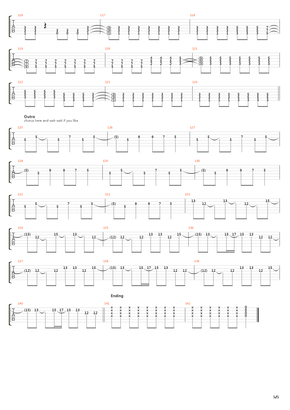 Miami吉他谱