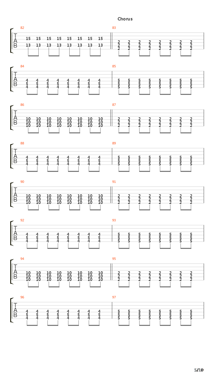 Spin吉他谱