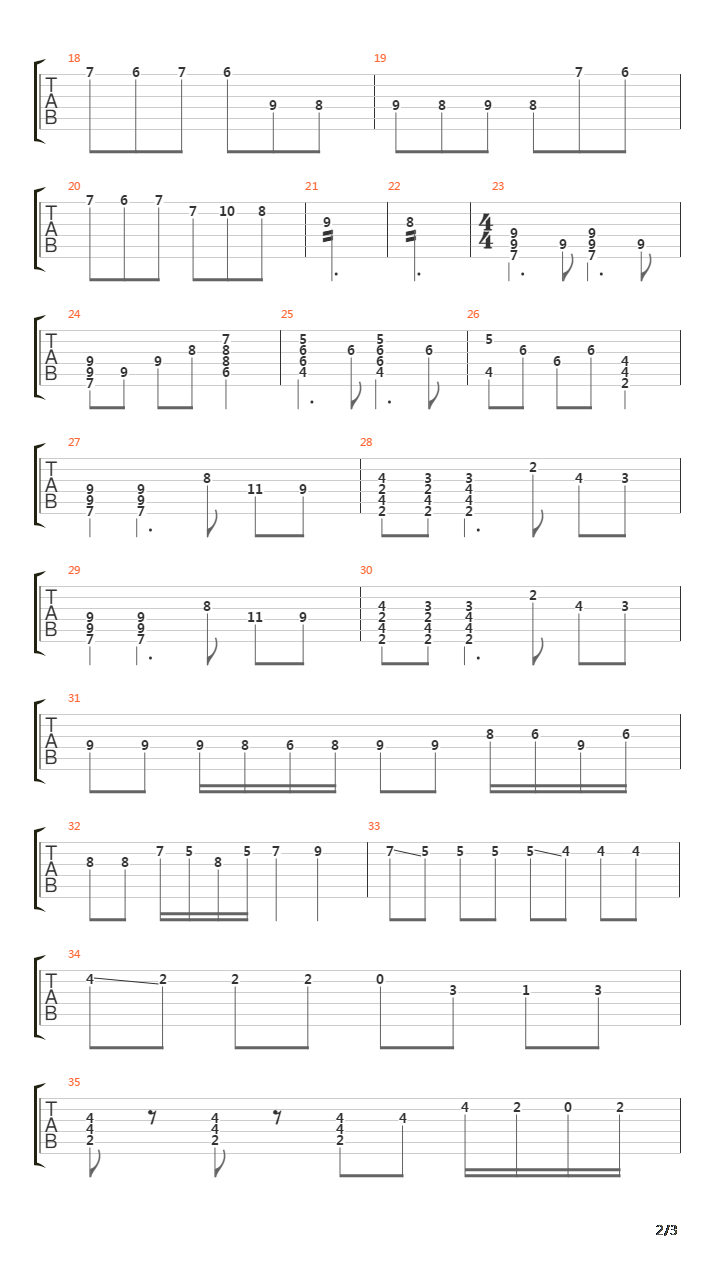 Classico吉他谱