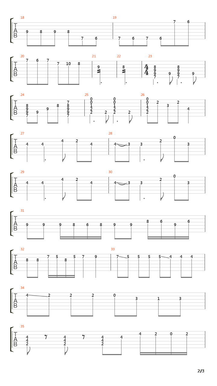 Classico吉他谱