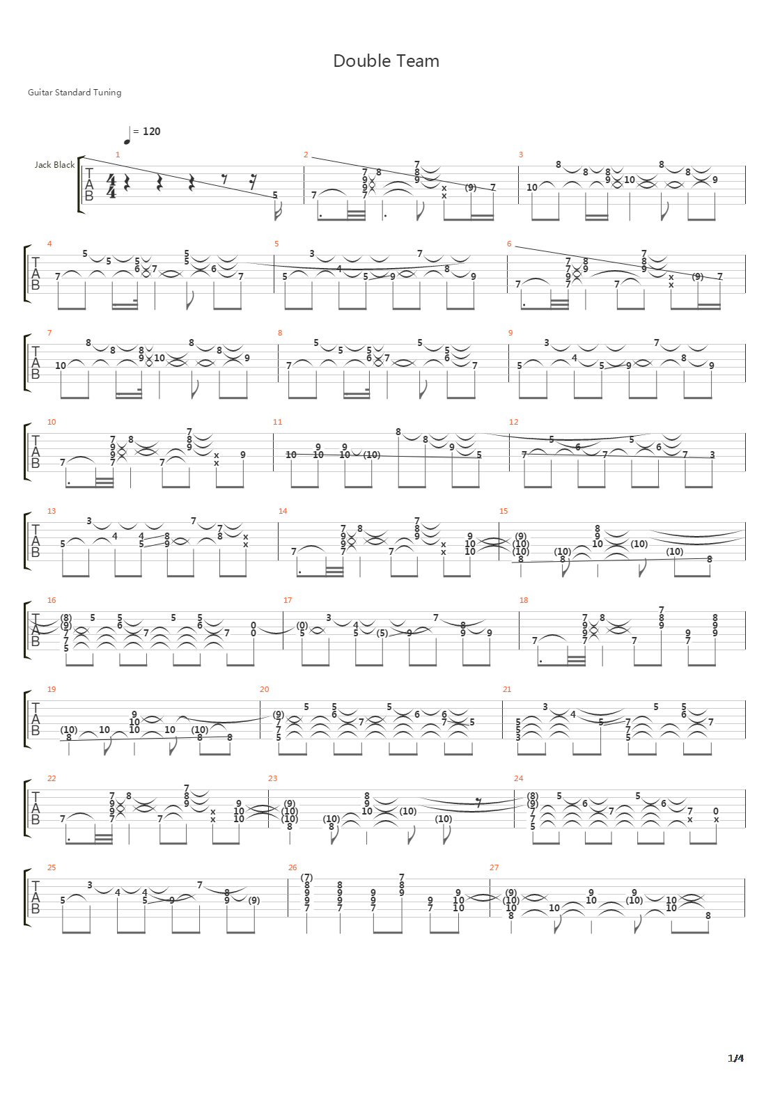 Double Team吉他谱