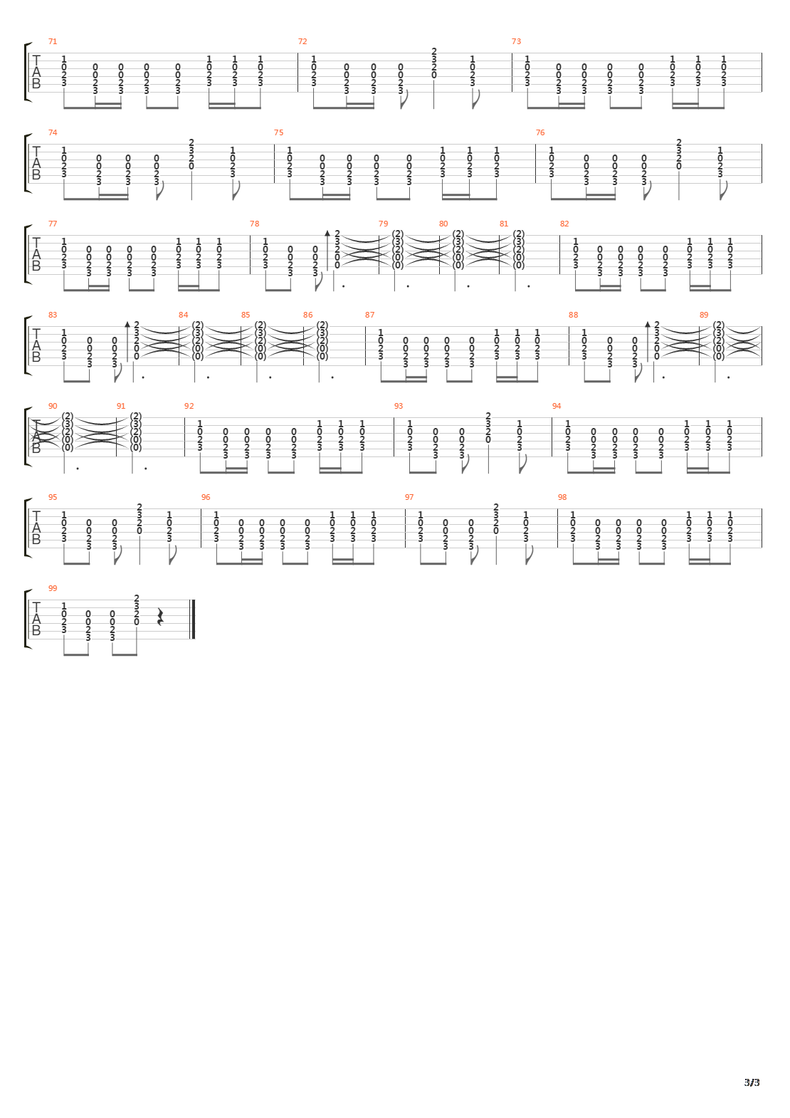 History吉他谱