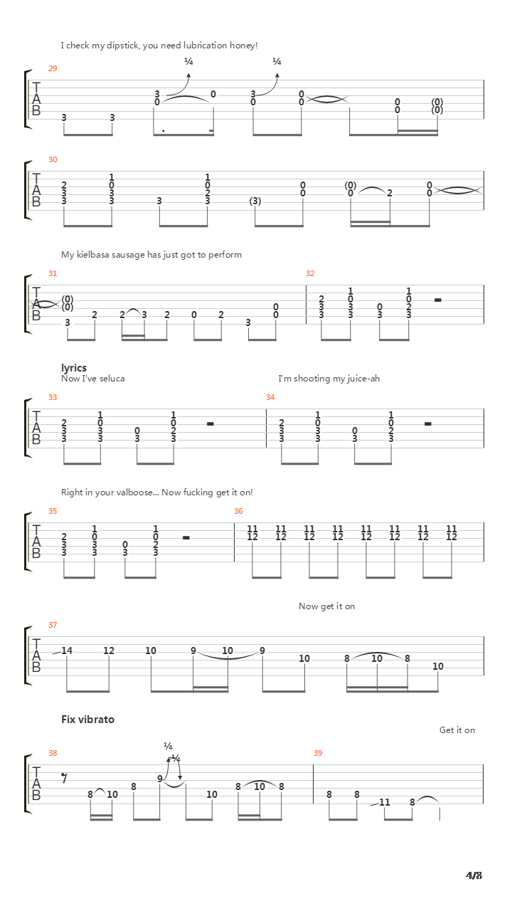 Kielbasa吉他谱