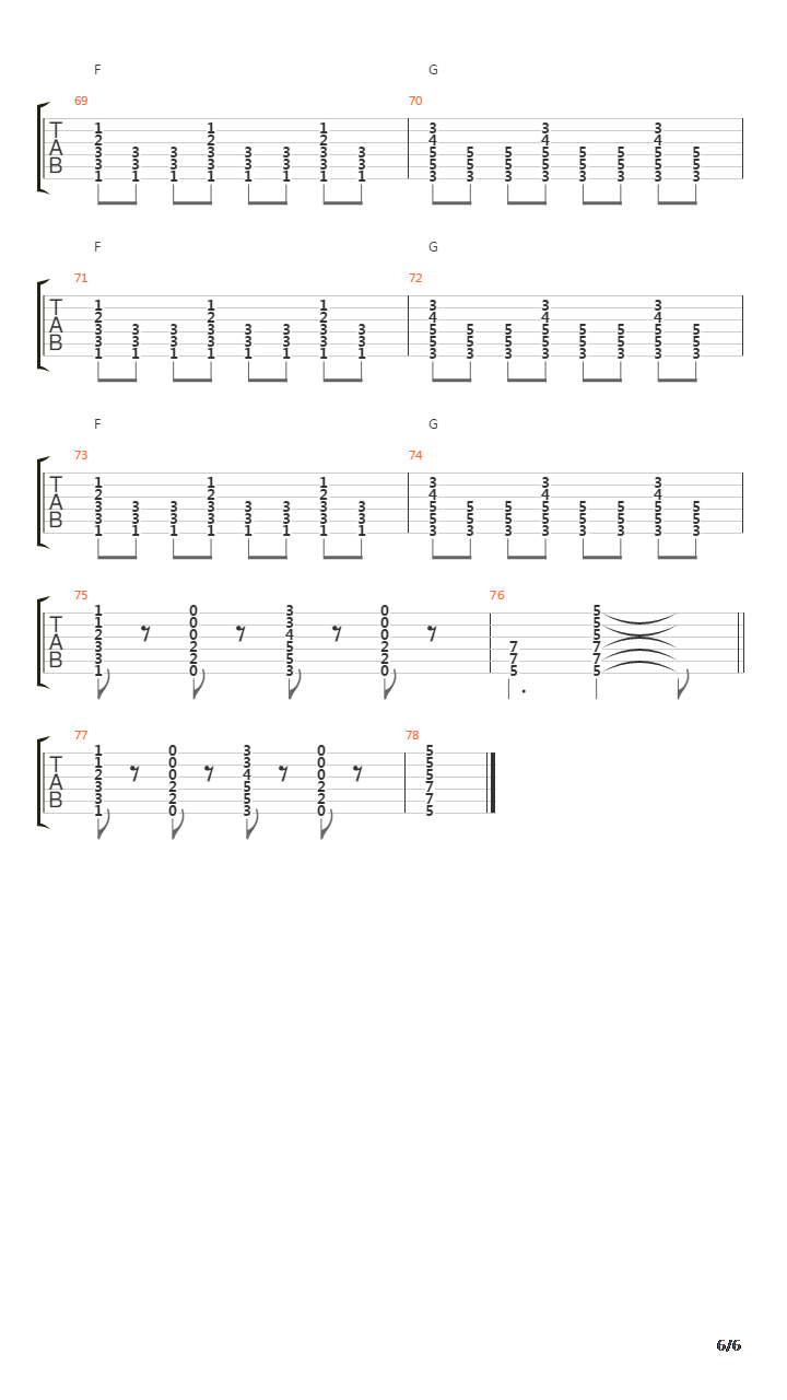 Pick Of Destiny吉他谱