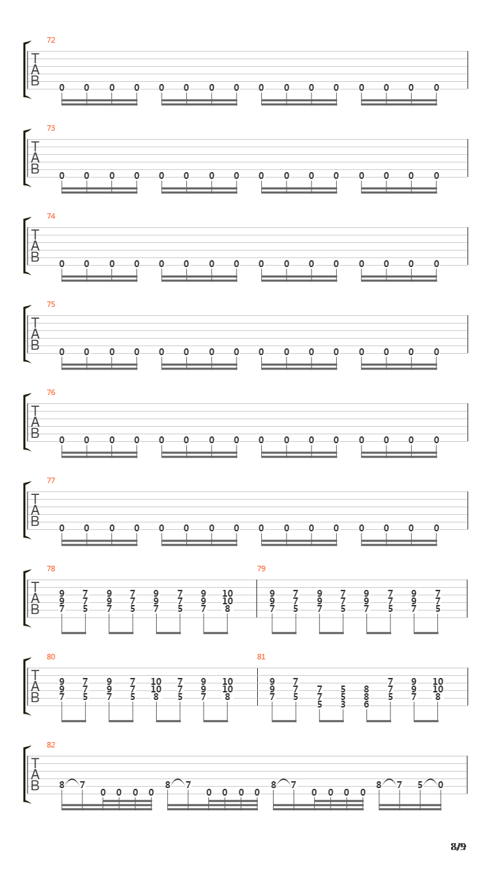 Legions Of Dead吉他谱