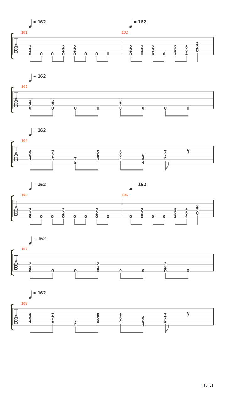 Low吉他谱