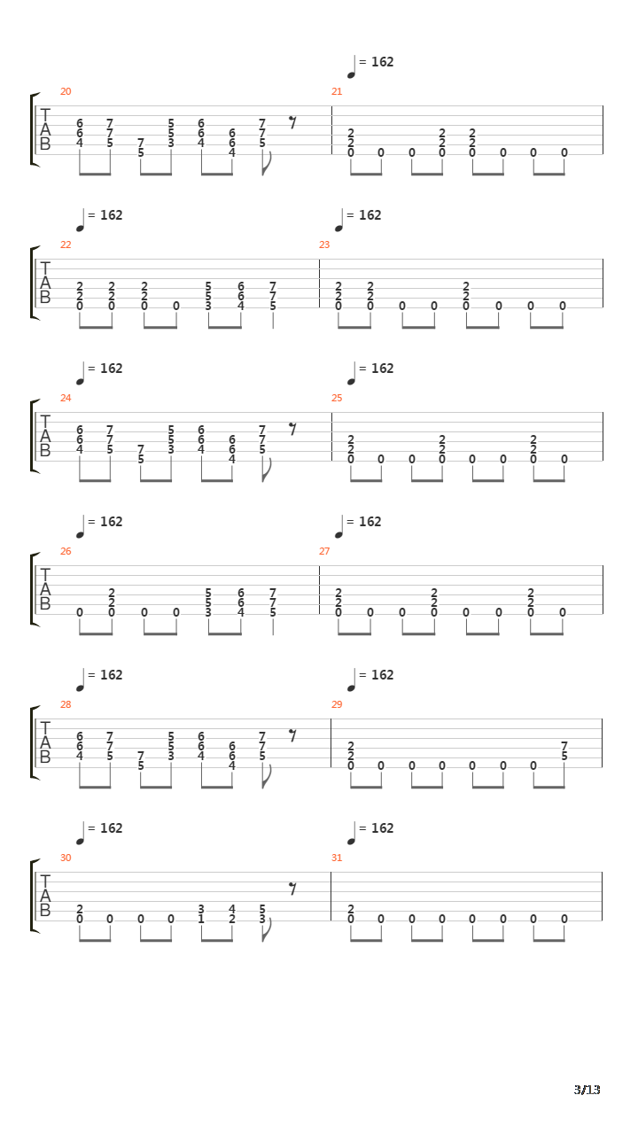 Low吉他谱