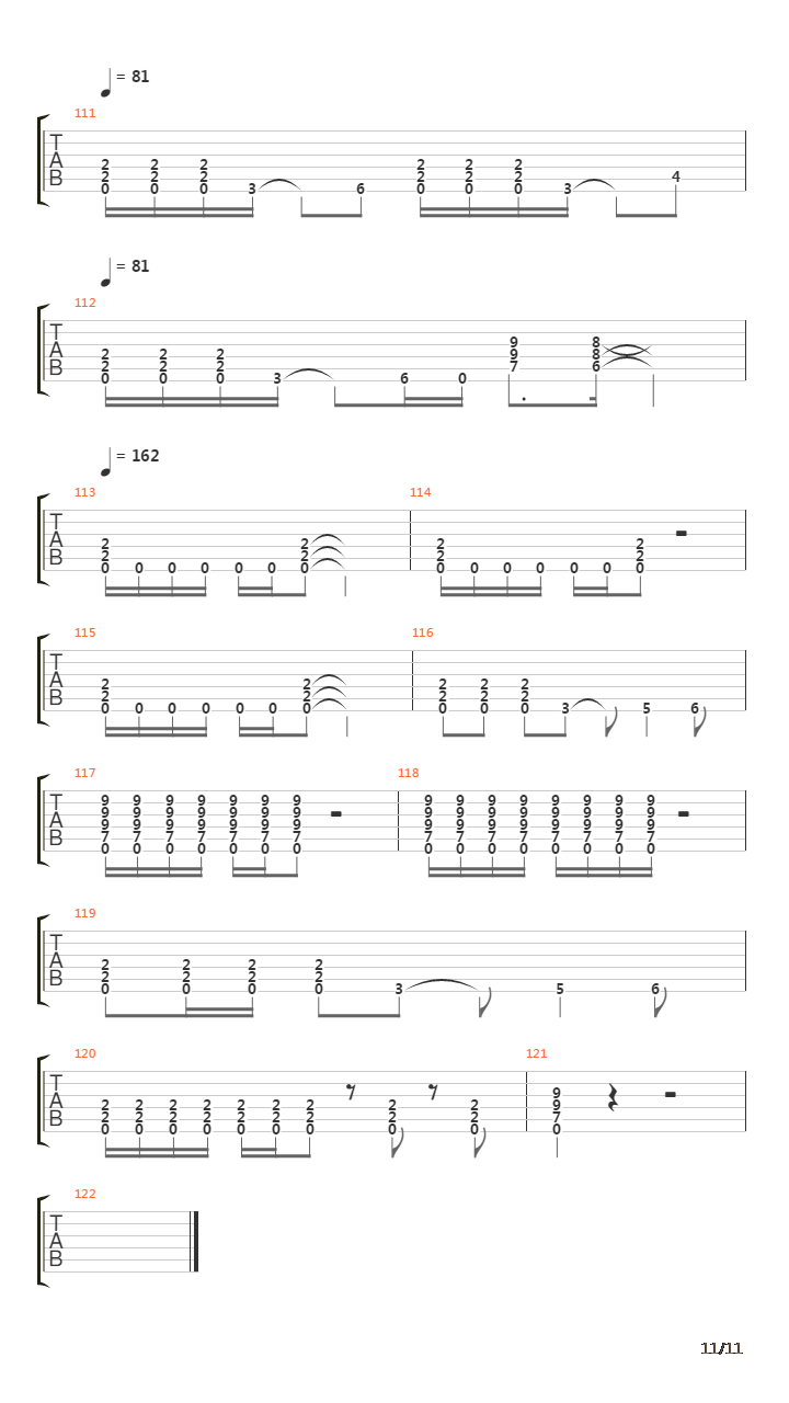 Low吉他谱