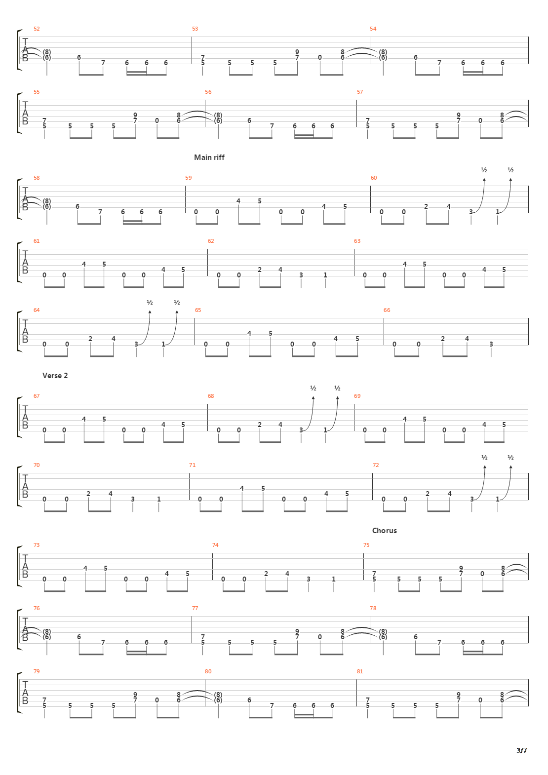 The Hauting吉他谱