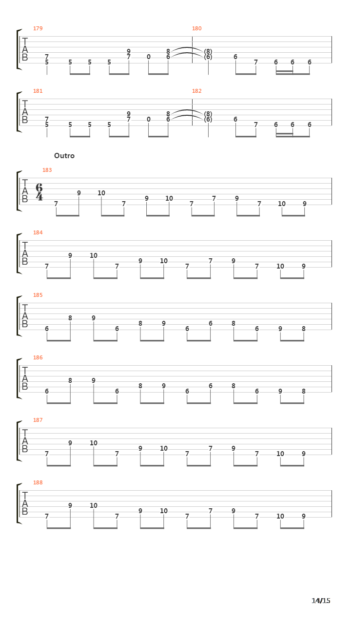 The Hauting吉他谱