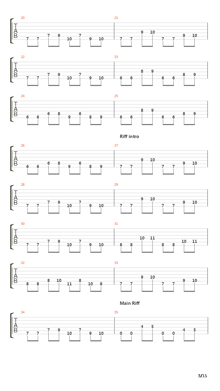 The Hauting吉他谱