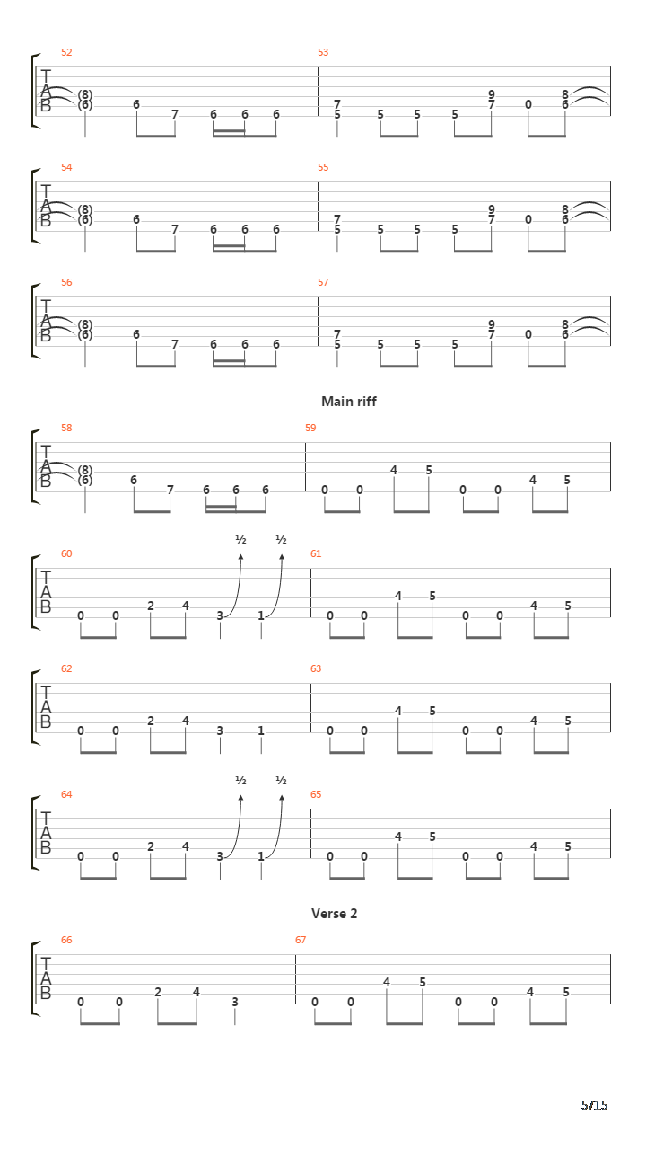 The Hauting吉他谱