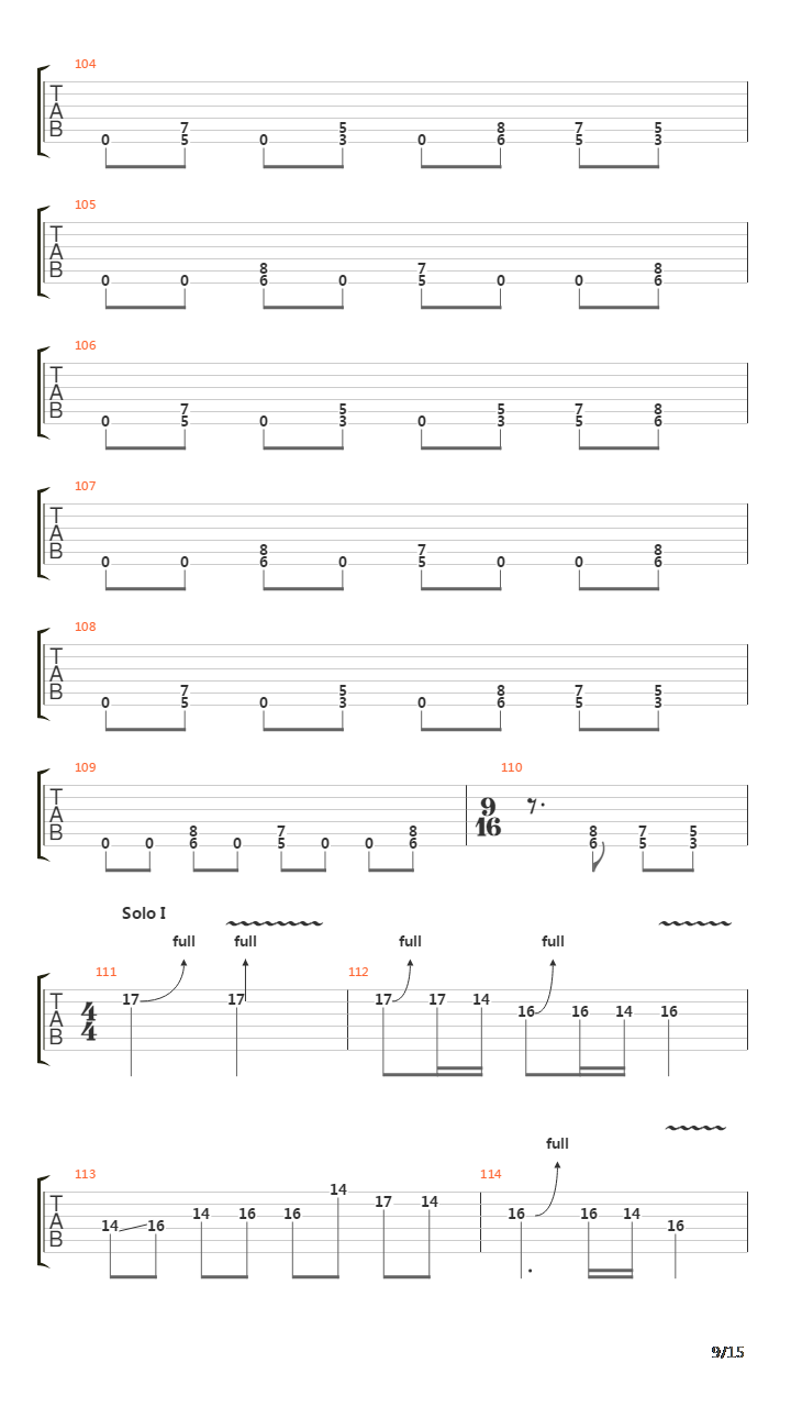 The Hauting吉他谱