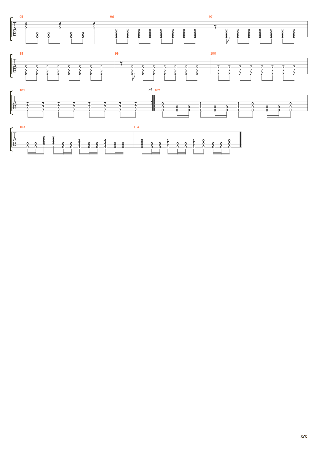 Anatomy吉他谱