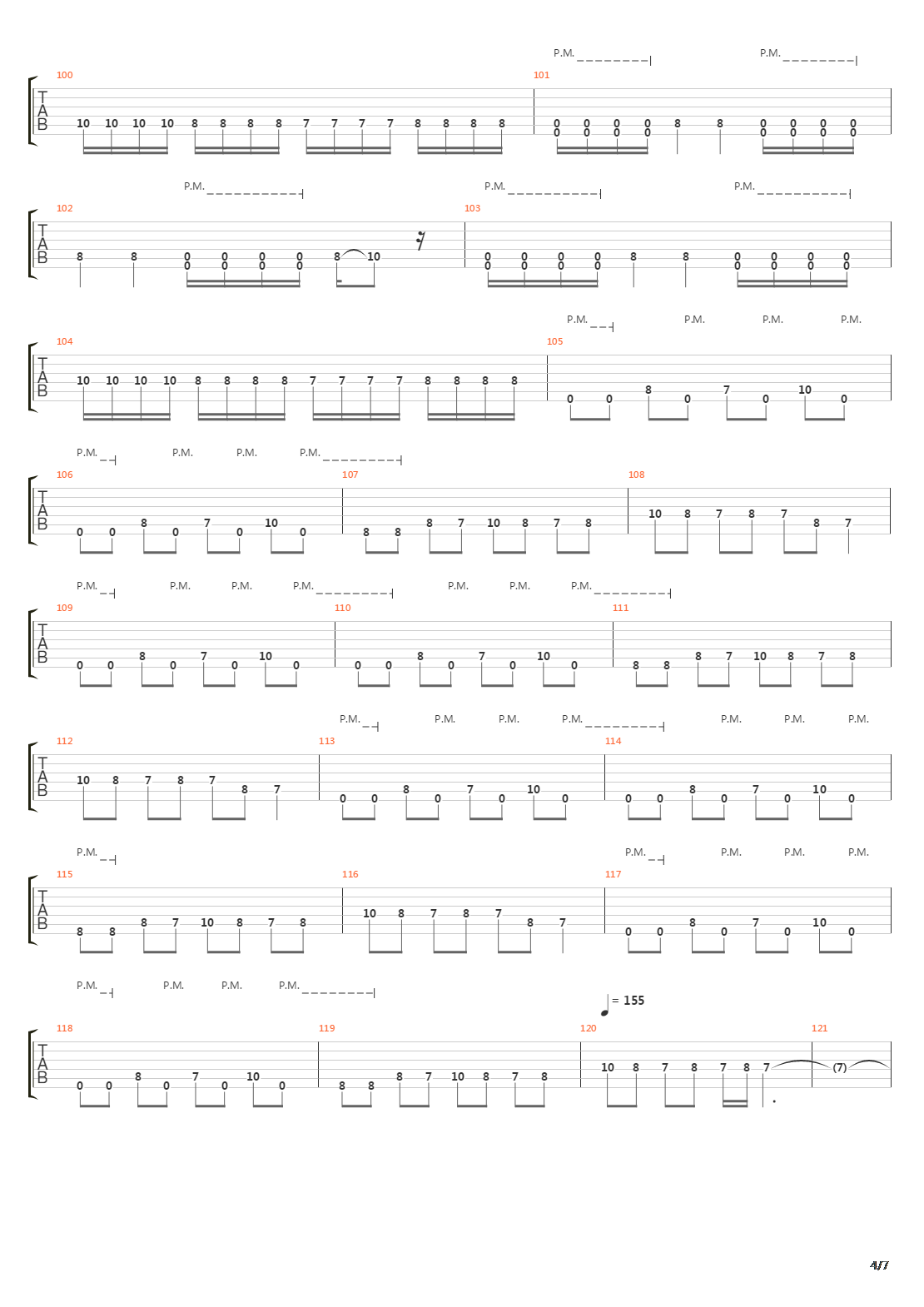 And The Sentence Trails Off吉他谱