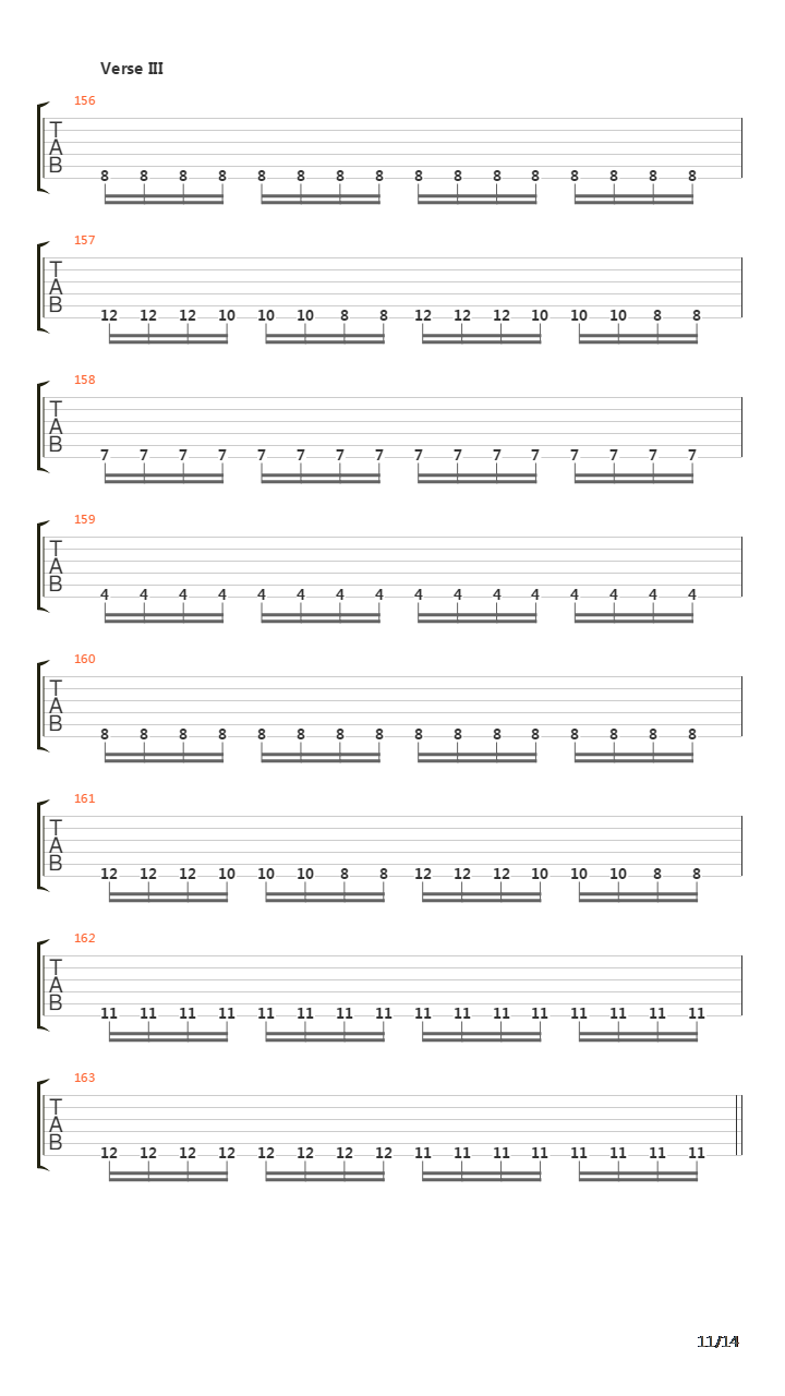 Escape吉他谱