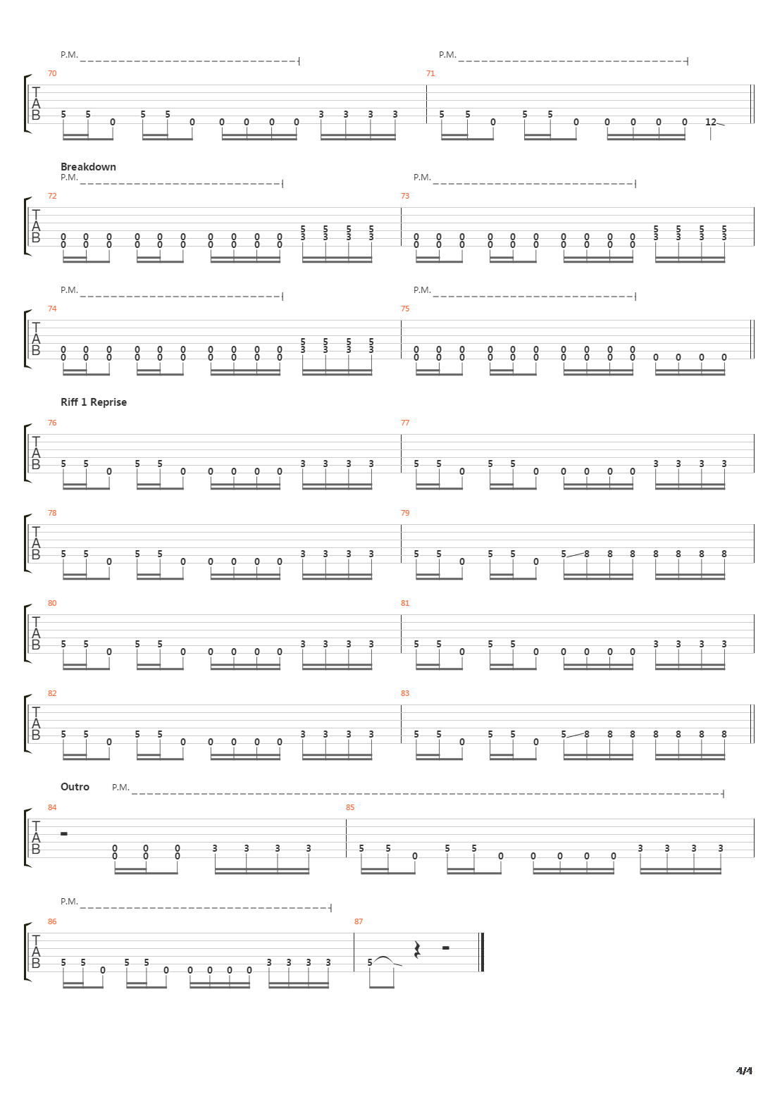 Gloom吉他谱