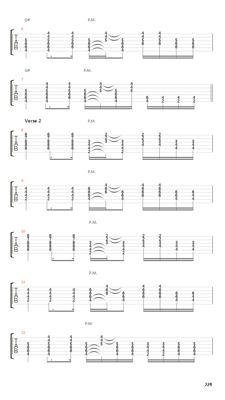 Seaside吉他谱