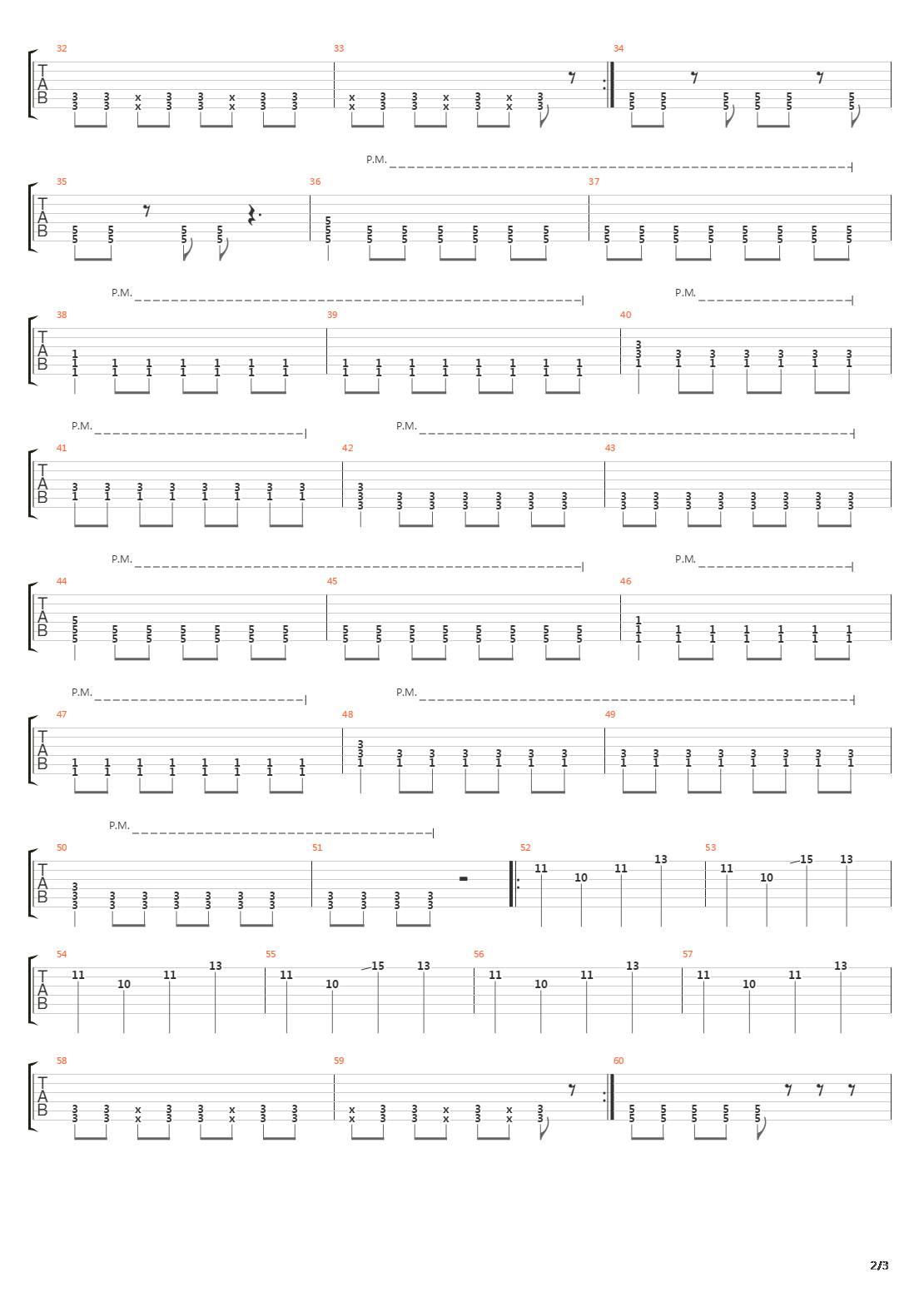 Face Down吉他谱