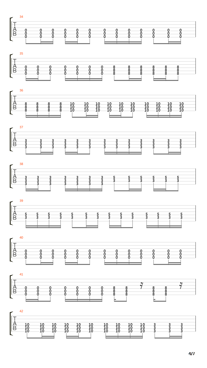 Song吉他谱