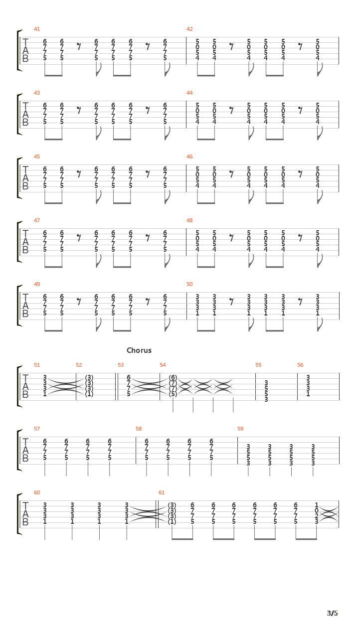 Operate吉他谱