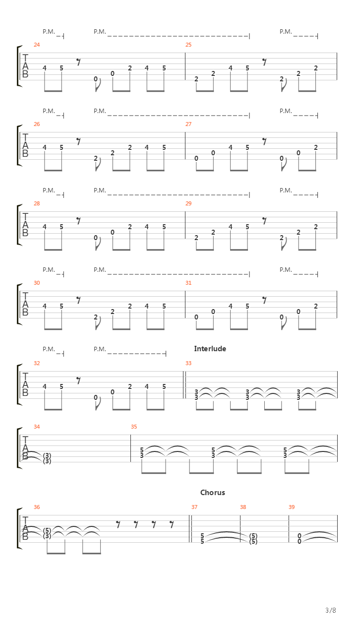 Running Away吉他谱