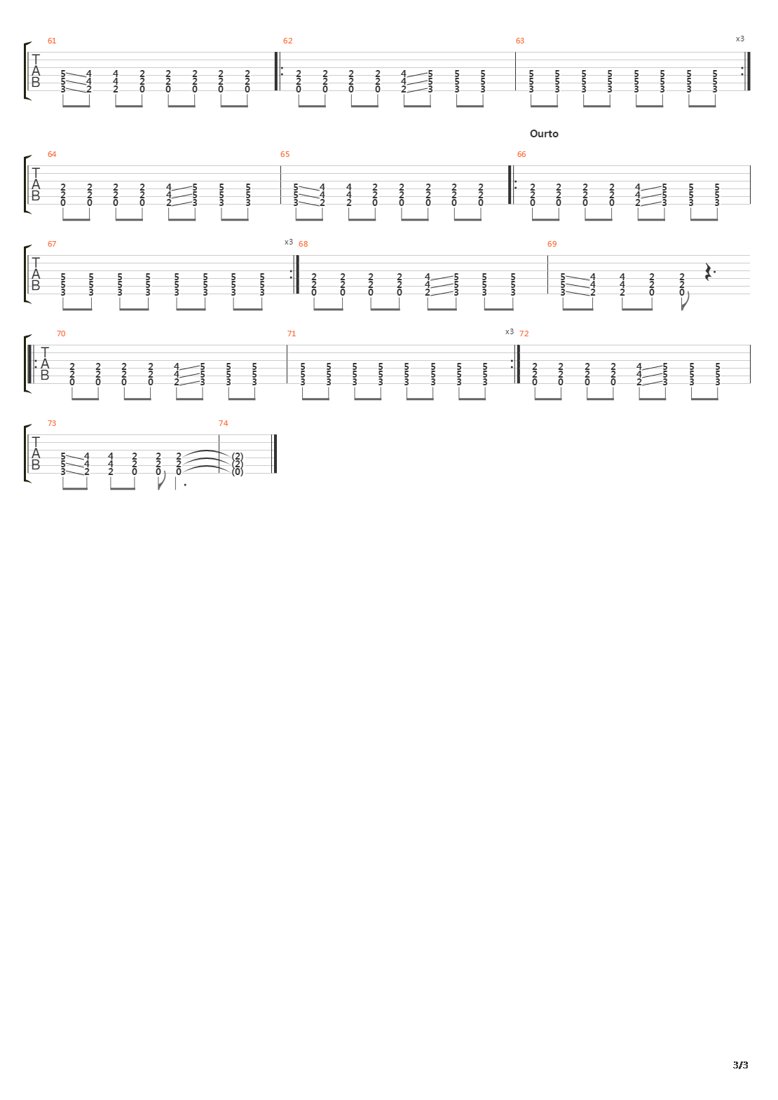 Spine吉他谱