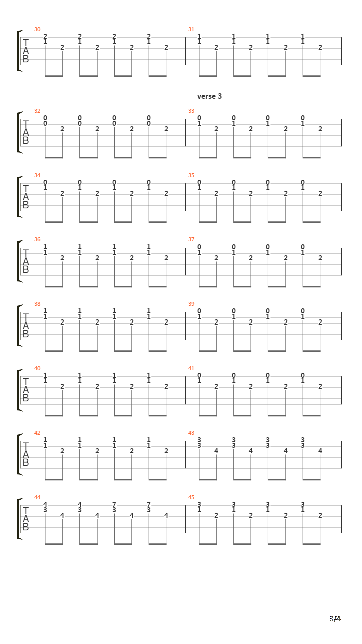 Beggars吉他谱