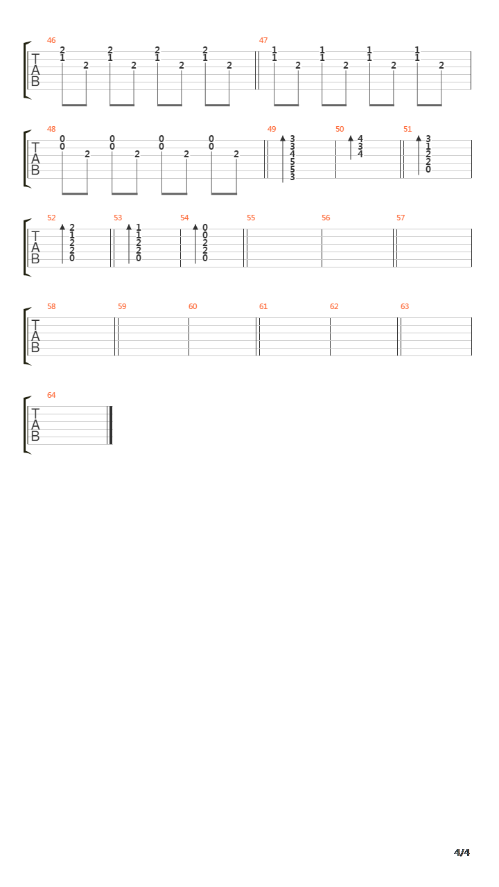 Beggars吉他谱